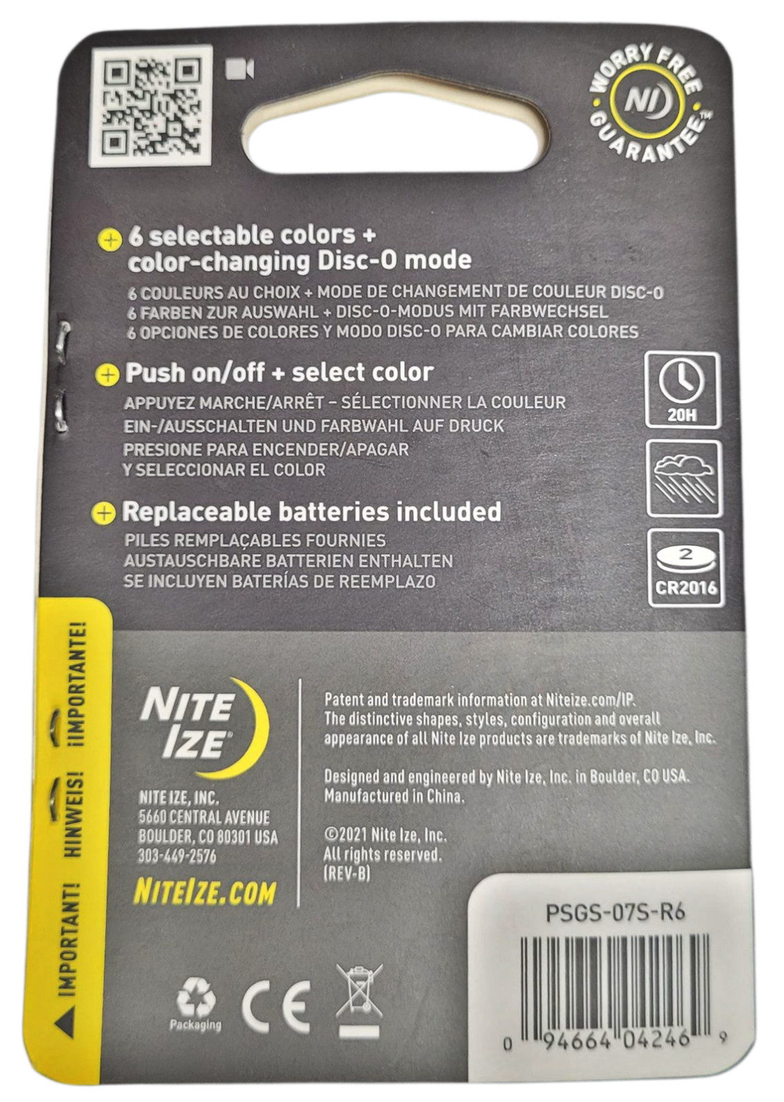 Nite Ize SpotLit LED Carabiner Light – Disc-O Select Collar Light