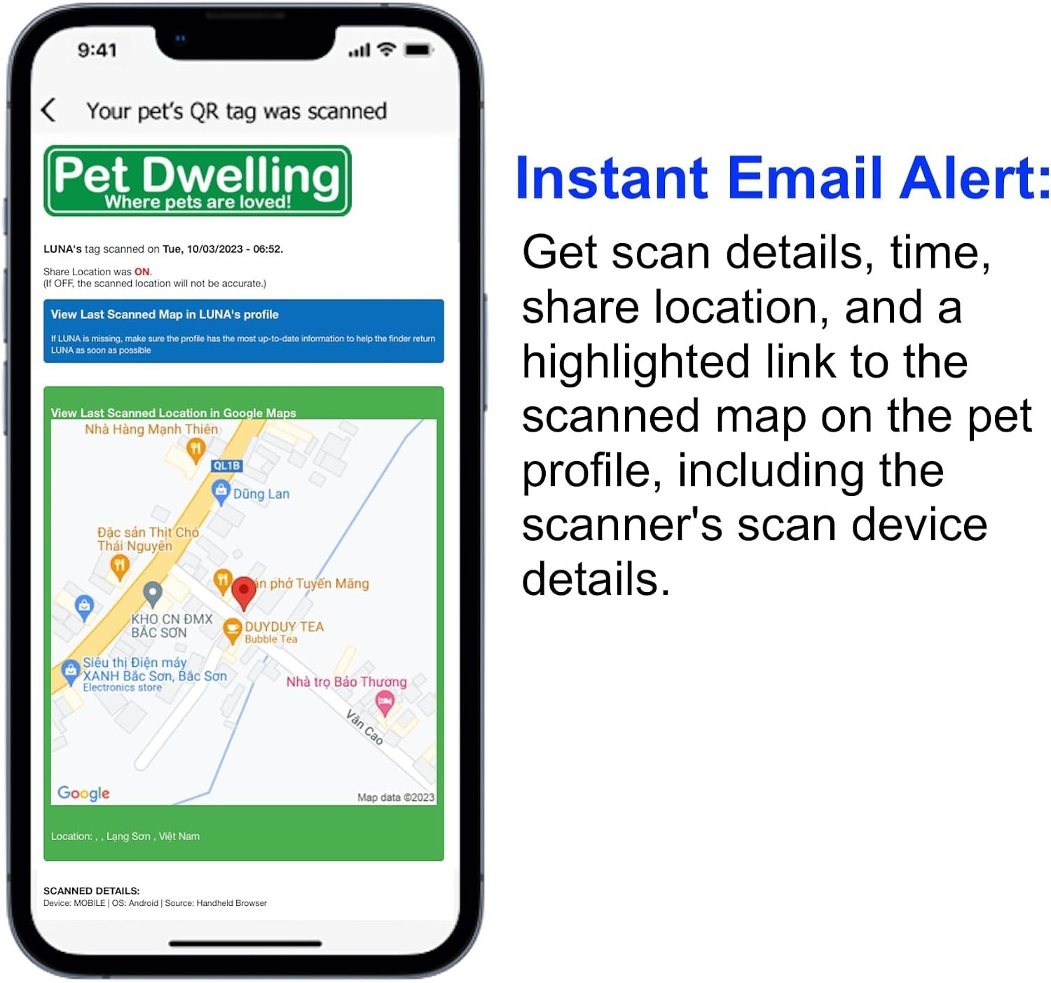 NFC & QR Code Smart ID Tag for Dogs – Easy Scanning, Instant Profile Access, …