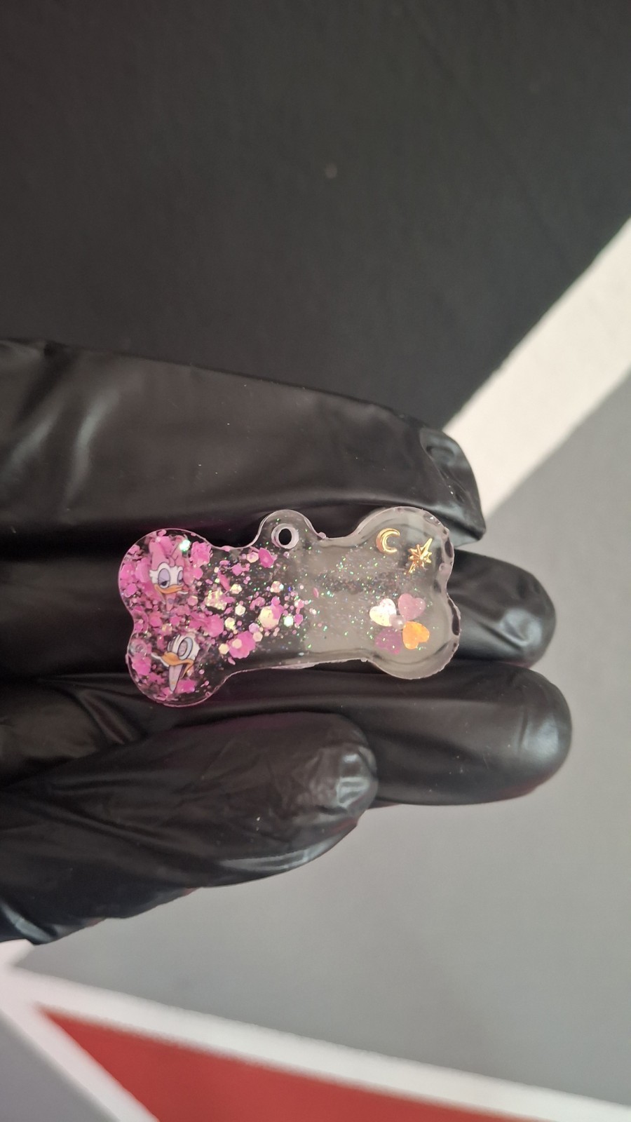 Resin Tag Dog Patita Donald