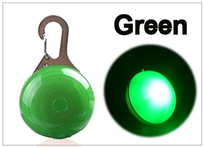 LED Flashing Clip On Pedant Night Light Pet Safety Dog Cat Collar – Choose