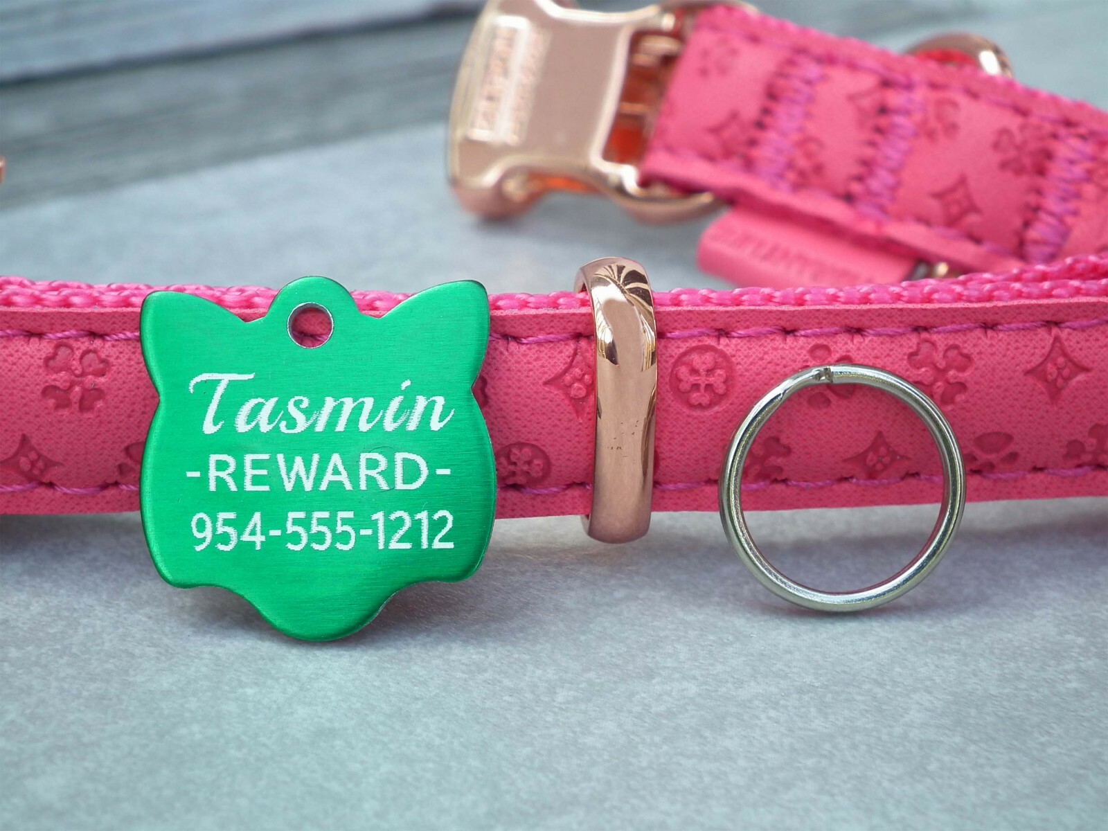 Pet ID Tags Custom Laser Engraved Unique Dog/Cat Aluminum Identification Tags