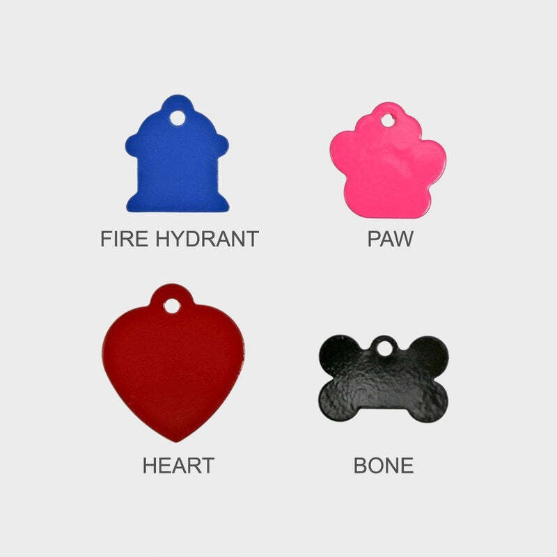 Personalized Engraved Pet Tag | Firehydrant | Paw | Bone | Heart | Dog Tag
