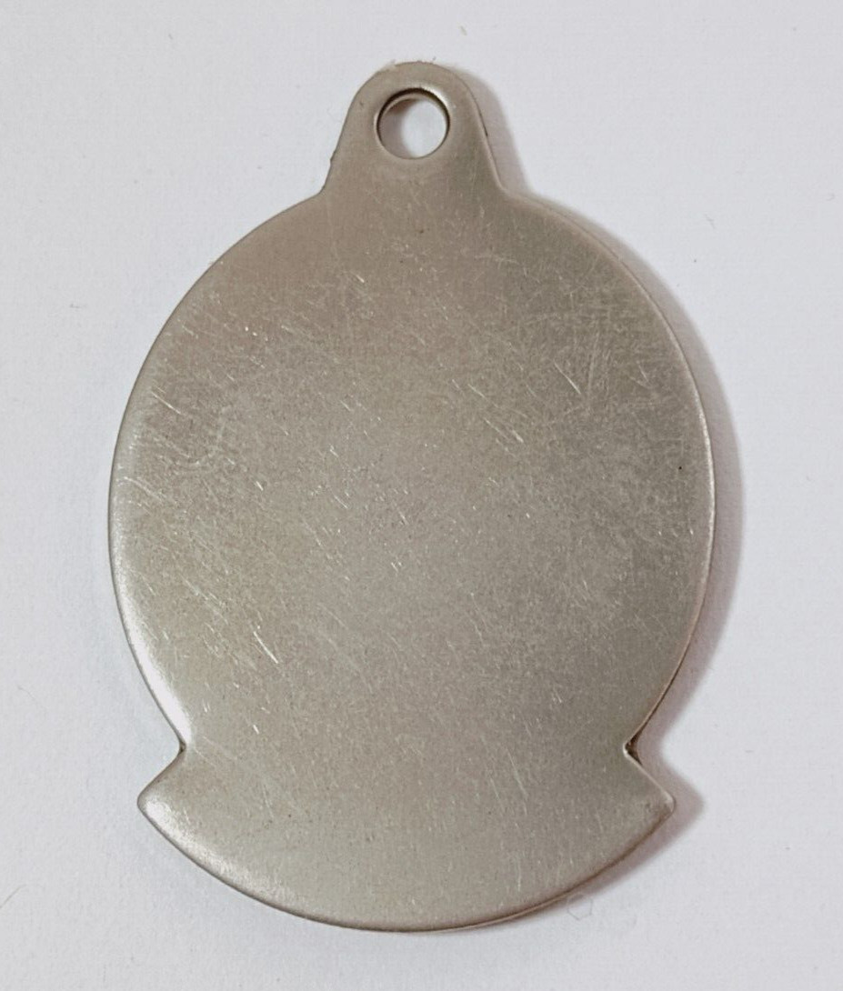 Metal Dog Breed Photo Tag. “Collie” For Dog Collar or Key Chain.