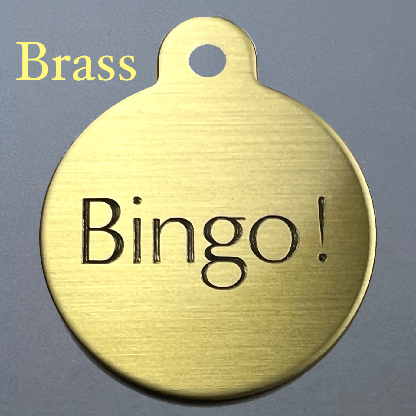 Custom Engraved Dog Tags Personalized Dog Collar PET TAGS Engraved ID TAG BRASS