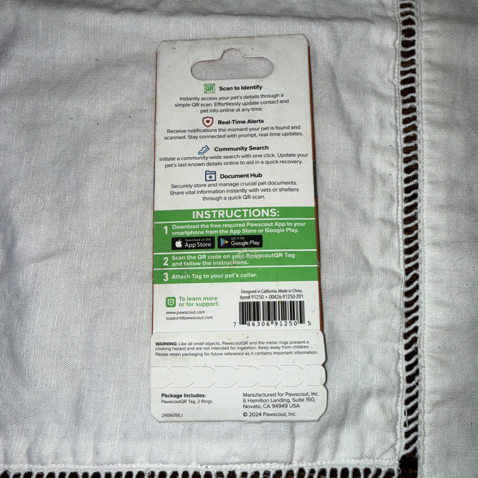 🐾 PAWSCOUT The Smart Pet Tag QR Finder For Dogs Cats Pets Smartphone Safety App
