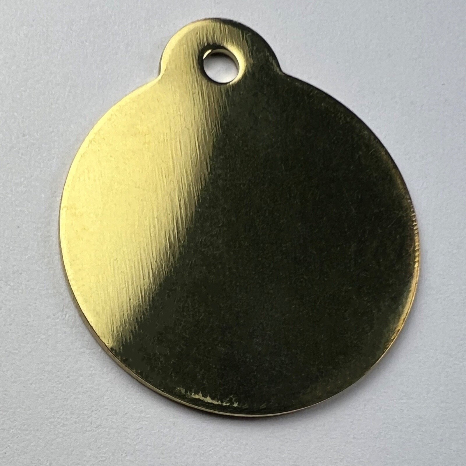 Custom Engraved Dog Tags Personalized Dog Collar Pet Tags Engraved NATURAL BRASS