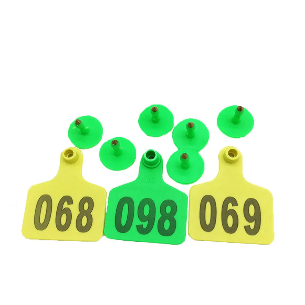 Cow Cattle TPU Ear Tag Signs with Word Ear Tags Farm Animal Identification Card