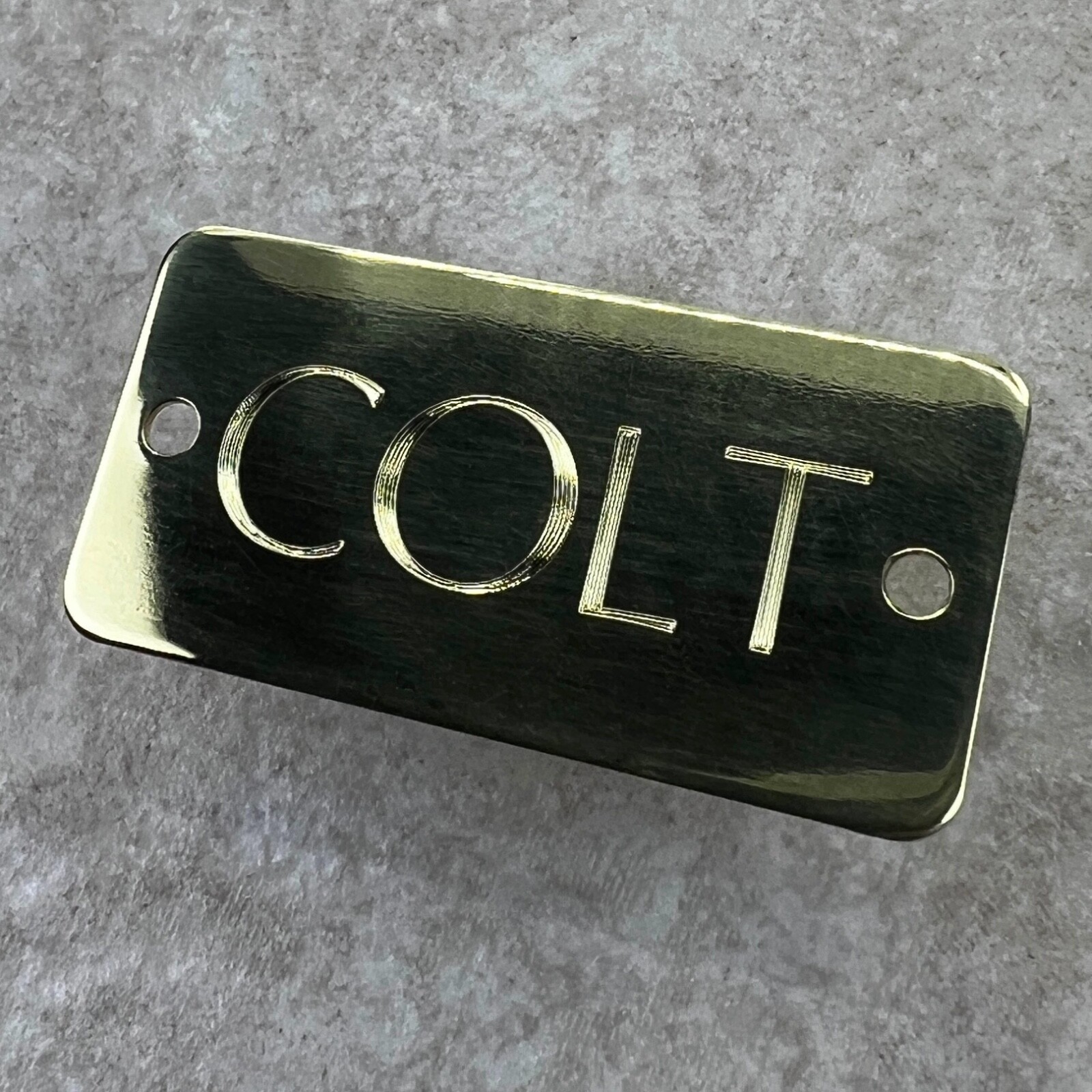 Custom Engraved Name Plat Personalized ID Tags NAME PLATE Engraved BRASS MEDIUM