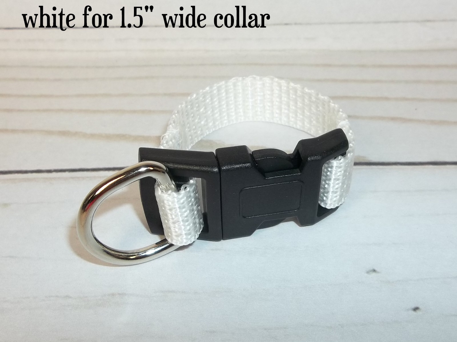 Dog Pet ID Tag Holder for 1″ or 1.5″ wide dog collar Add Remove Dog tags quckly