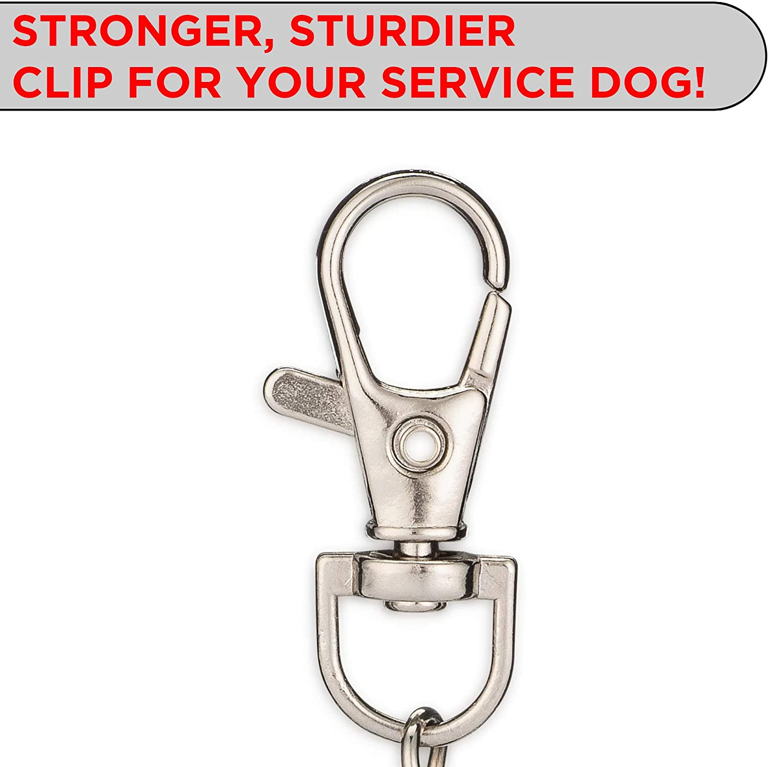 Industrial Puppy Service Dog Tag, 2 Pack: Metal Pet ID Tags for Service Animals,