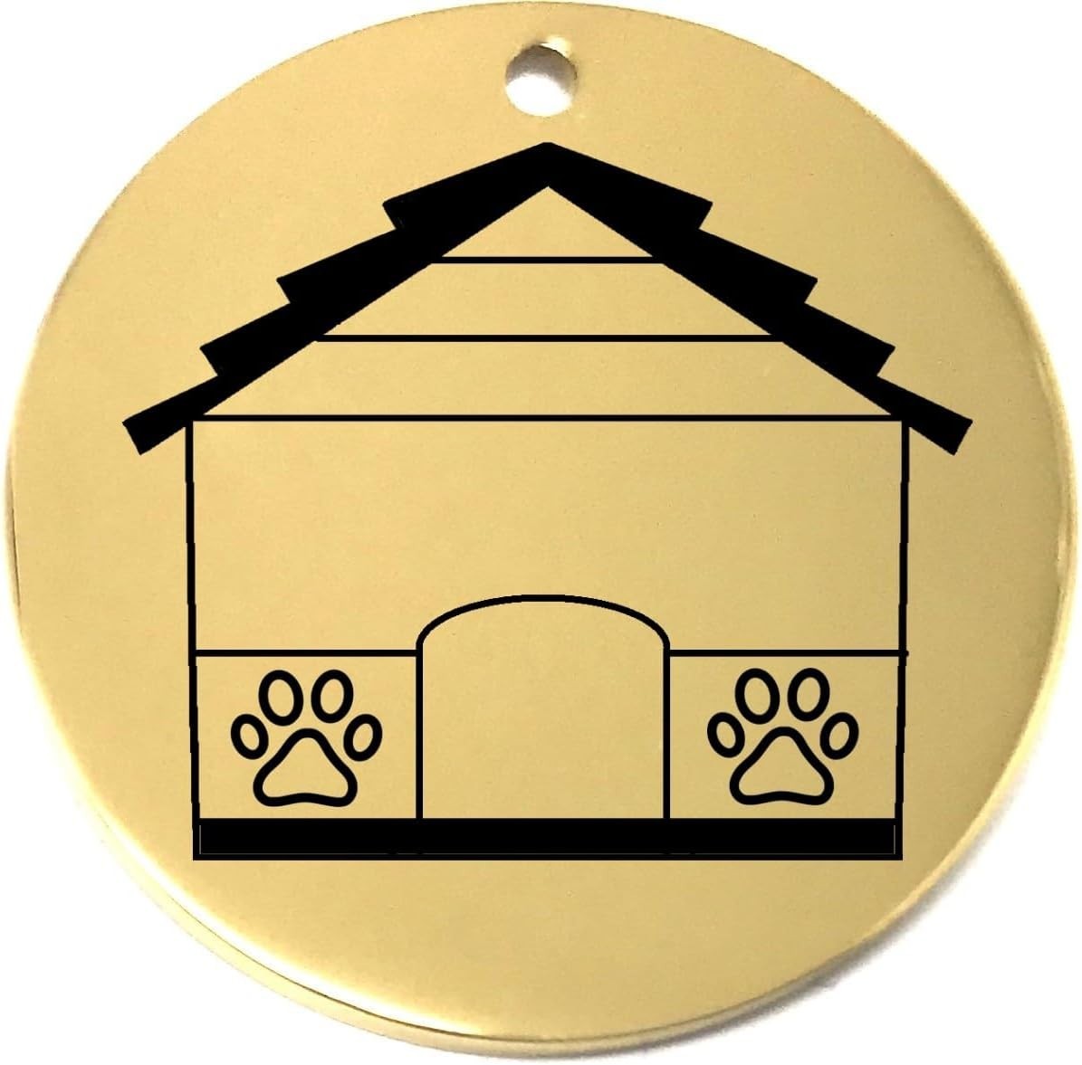 Personalized Dog House ID Tags – Custom Laser Etched Name Tag for Pet Collar
