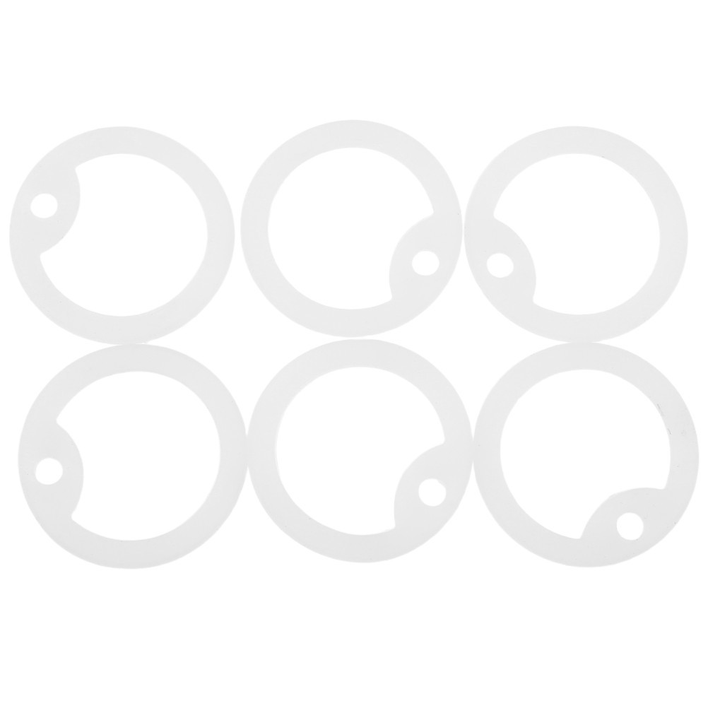 6 Pcs Noise Cancelling Tag Cover Identification Shield Silicone Dog