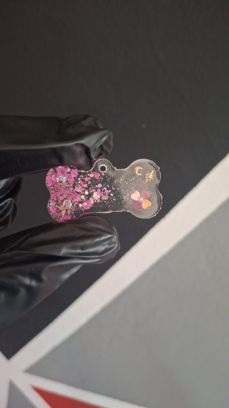 Resin Tag Dog Patita Donald