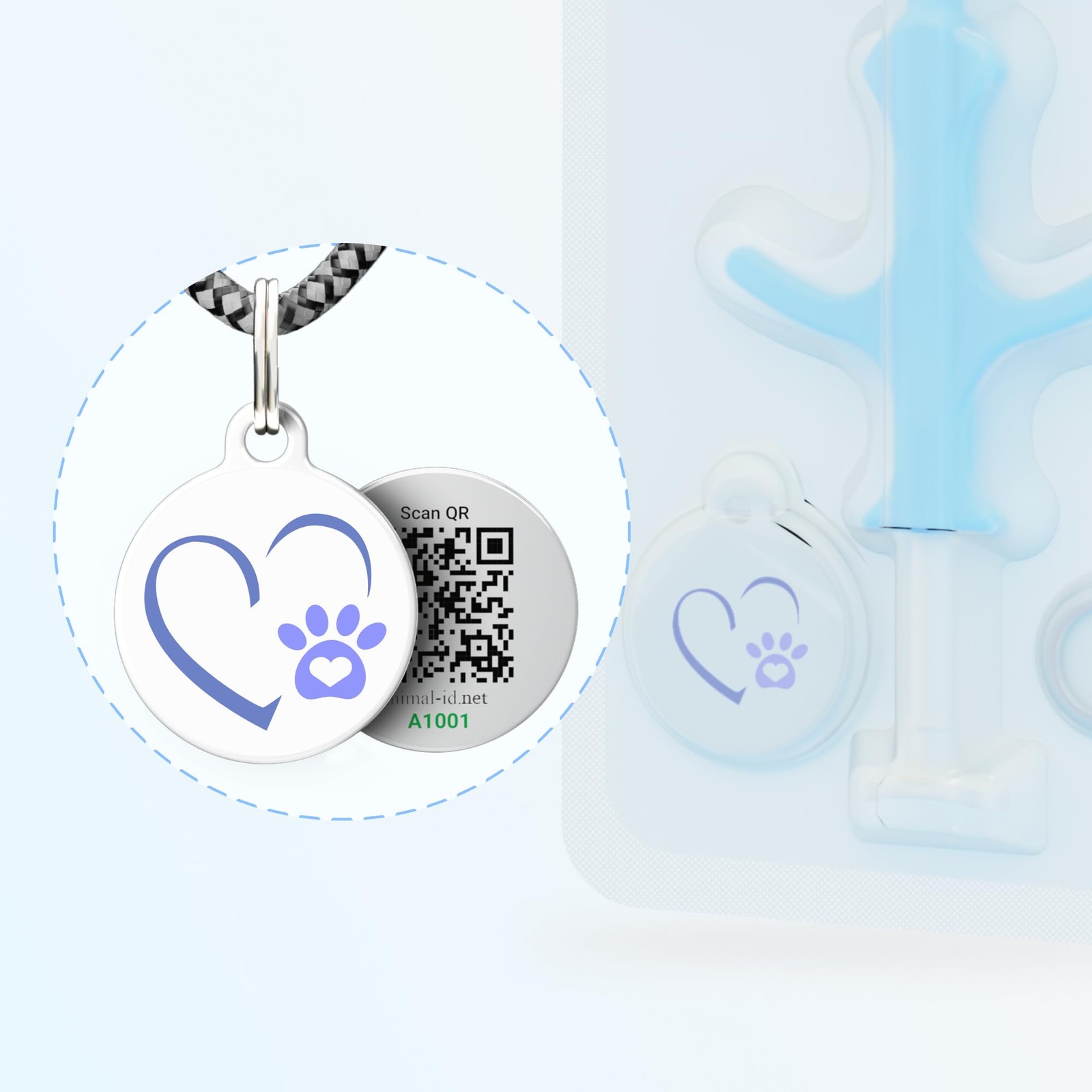 Temperature Microchip Kit Dogs Cats Whelping 1.4x8mm Temp Biosensor QR ID