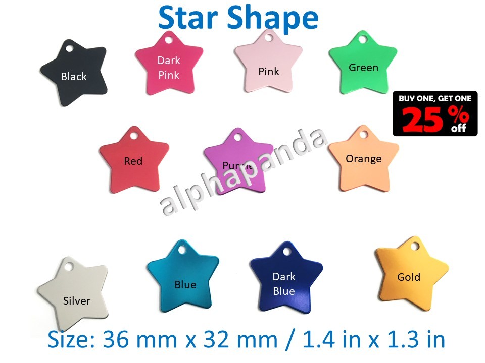 Custom Engraved Personalized Pets Names Tags IDs Dogs Cats Collars Charms 2-SIDE