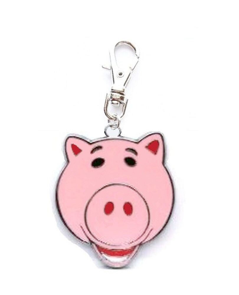 PIG CHARM MISS PIGGY FOR ZIPPER PULL PURSE WALLET BACKPACK OR PET DOG CAT COLLAR