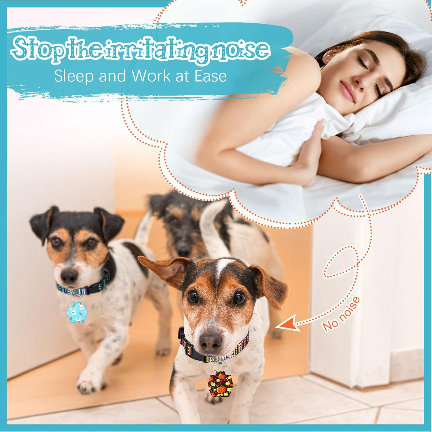 6-Piece Dog Tag Silencer Covers with Rings