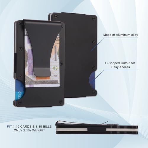 To My Son Gifts,Minimalist Personalized Engraved Metal Wallet,Slim I Want You