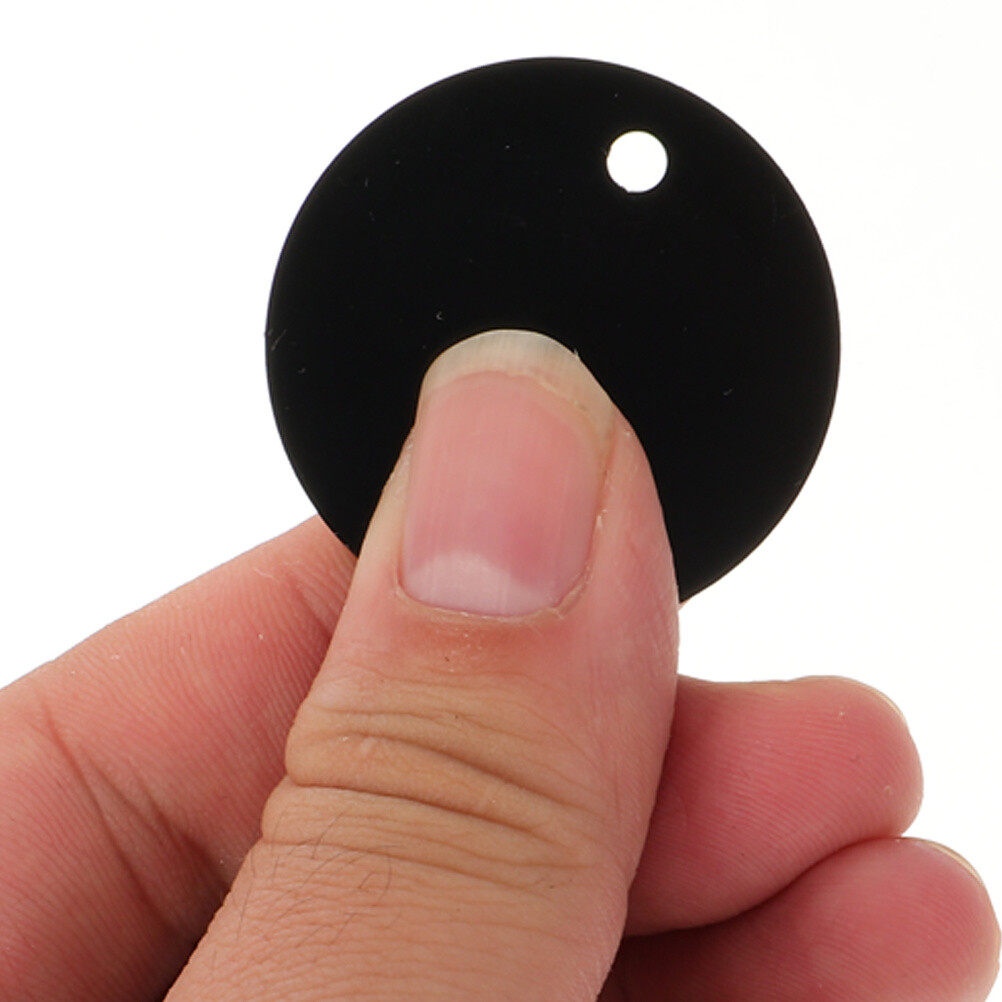 25PCS Aluminium Alloy Pet Tag Pets Blank Tag Puppy Traction Rope Pendant for DIY