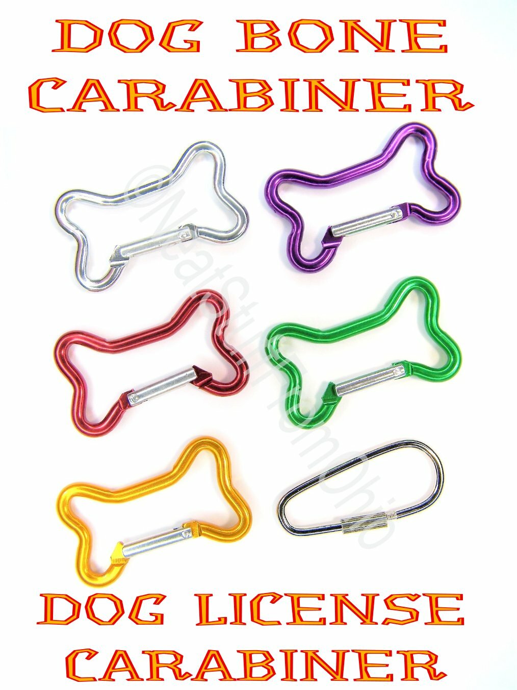 DOG BONE CARABINER, DOG TAG CARABINER, COOLEST DOG ACCESSORIES – WOOF! WOOF! 🐶