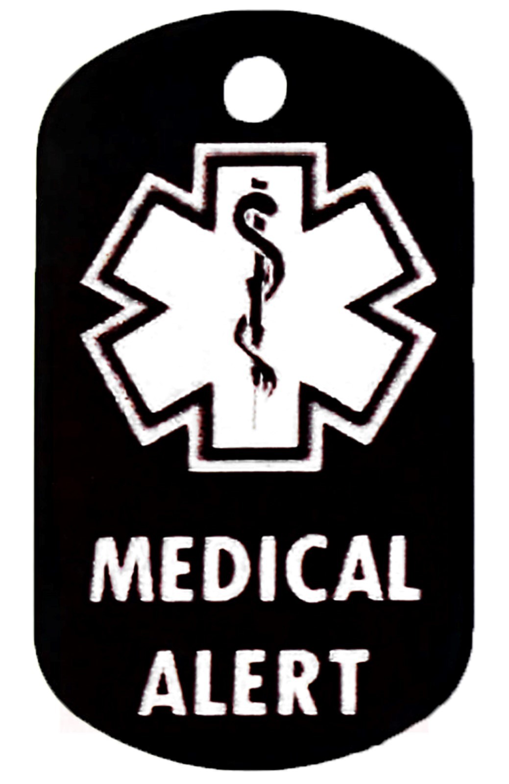 Medical Alert Emergency Service Dog ID Tag Personalized Custom Laser Engraved