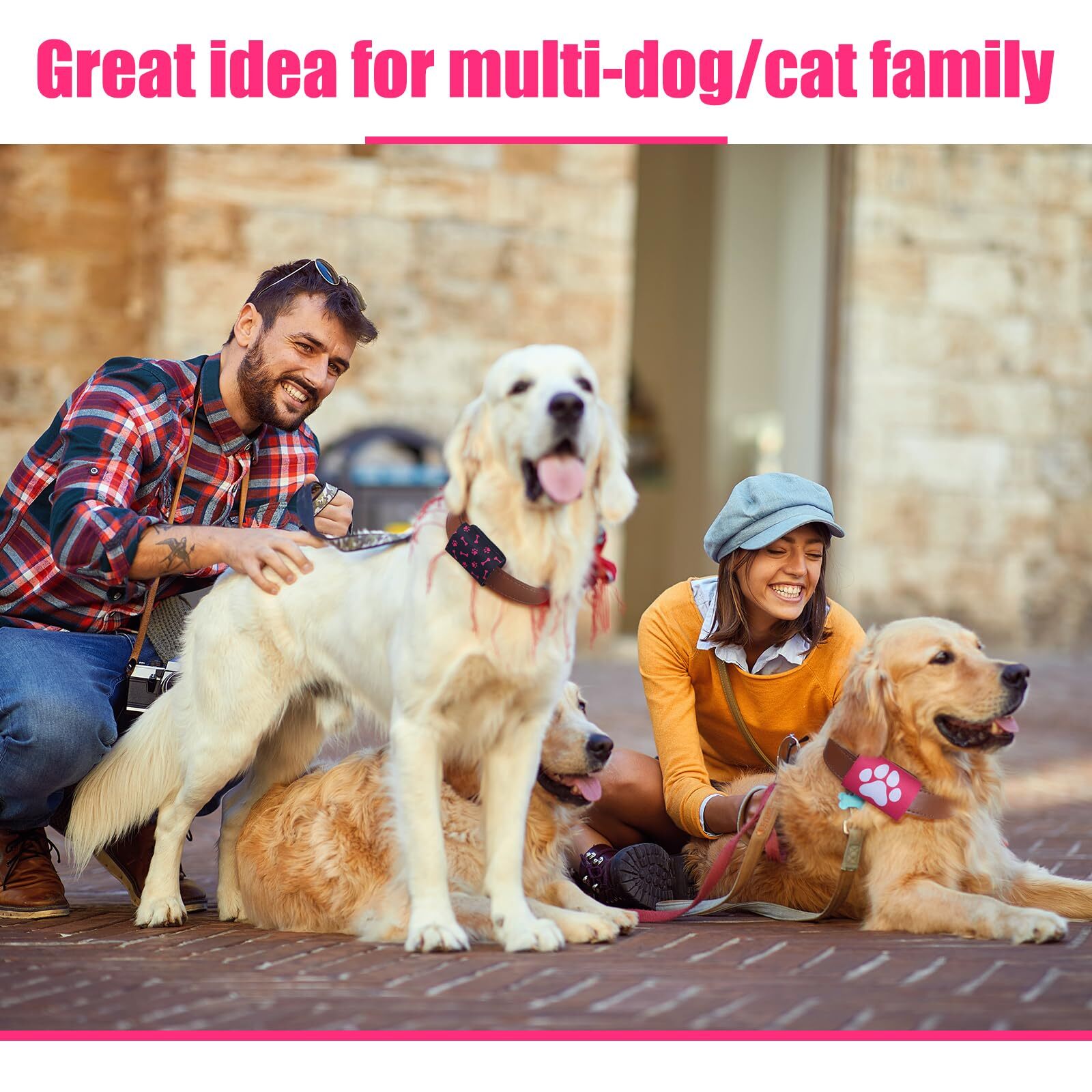 6 Pcs Dog Tag Holder for Pet Collar Dog Tag Silencer Portable cat ID Holder P…