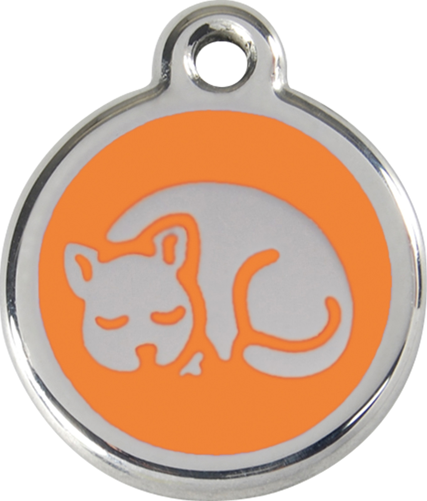 Stainless Steel Red Dingo Small Cat ID Tag Red Purple Blue Green Pink Yellow