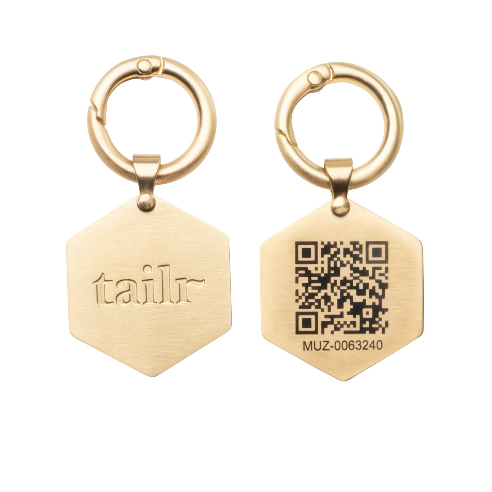 Tailr Smart QR Code Dog Tag, Pet ID Tag with App, Lost Pet Recovery, All Sizes