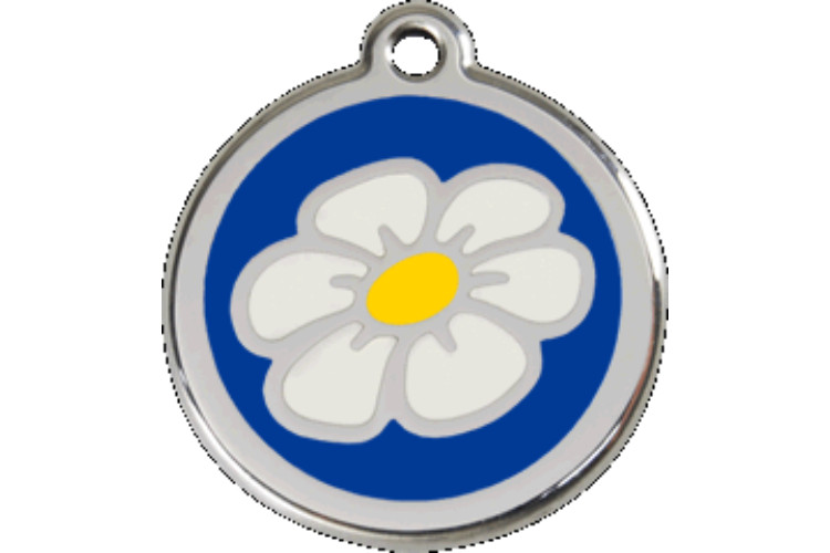 Red Dingo Dog Cat ID Pet Tag Engraved Free Shipping Life Guar Made USA Daisy