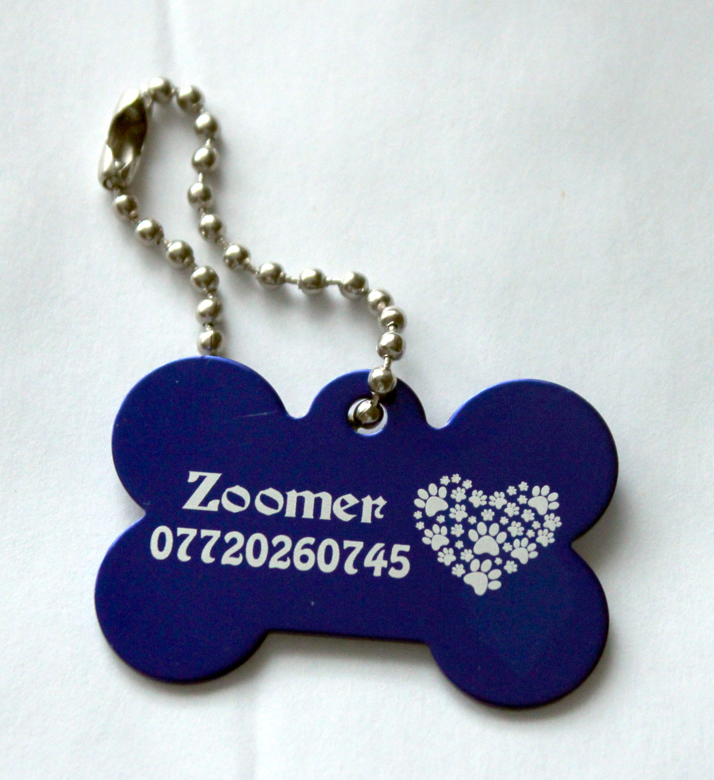Personalised engraved ID TAG * pet * dog * cat * identity tags * CHAIN
