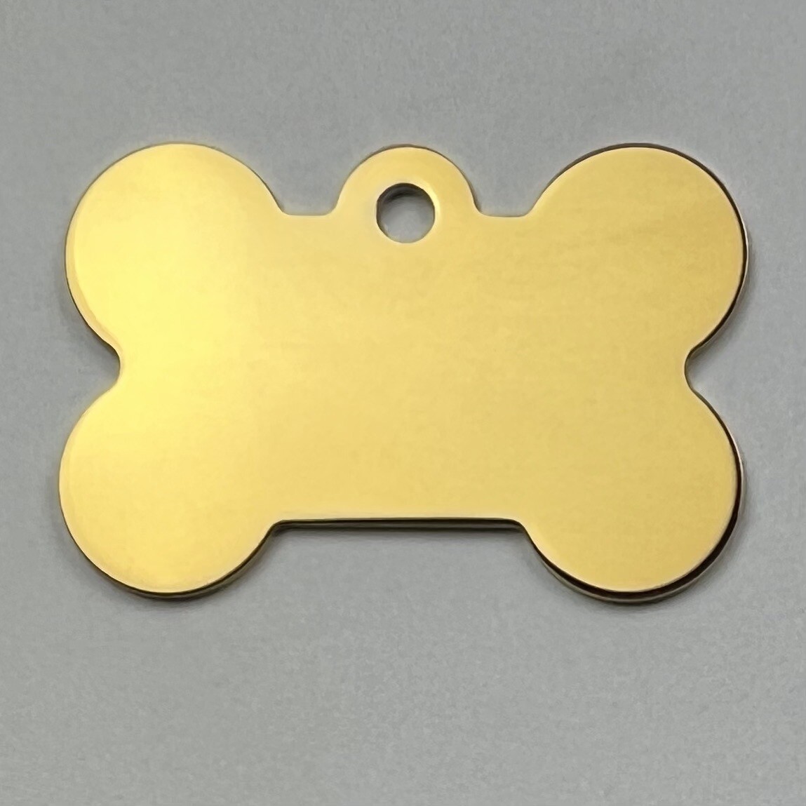 Custom Engraved Dog Tags Personalized Dog Collar Pet Tags Bone Pet Gold Chrome