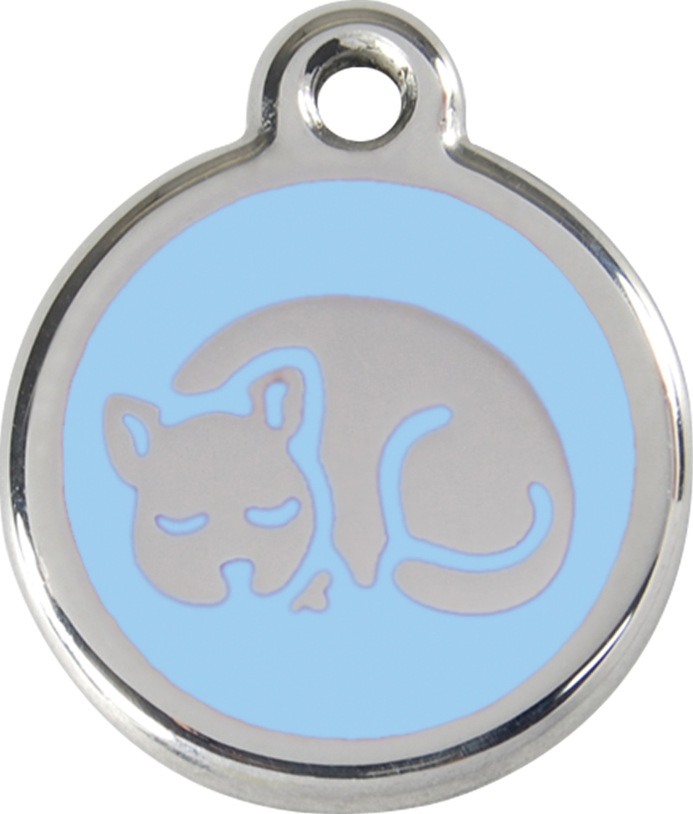 Stainless Steel Red Dingo Small Cat ID Tag Red Purple Blue Green Pink Yellow
