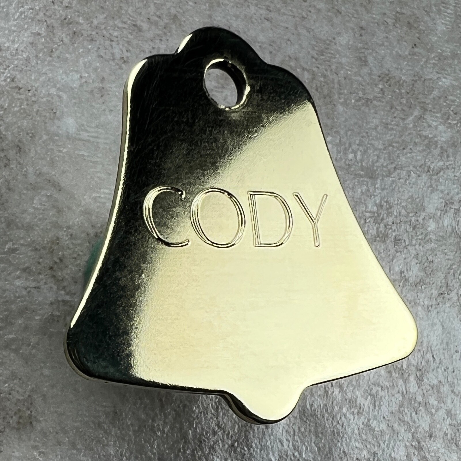 Custom Engraved Dog Tags Personalized Dog Collar Pet Tags Engraved ID BRASS BELL