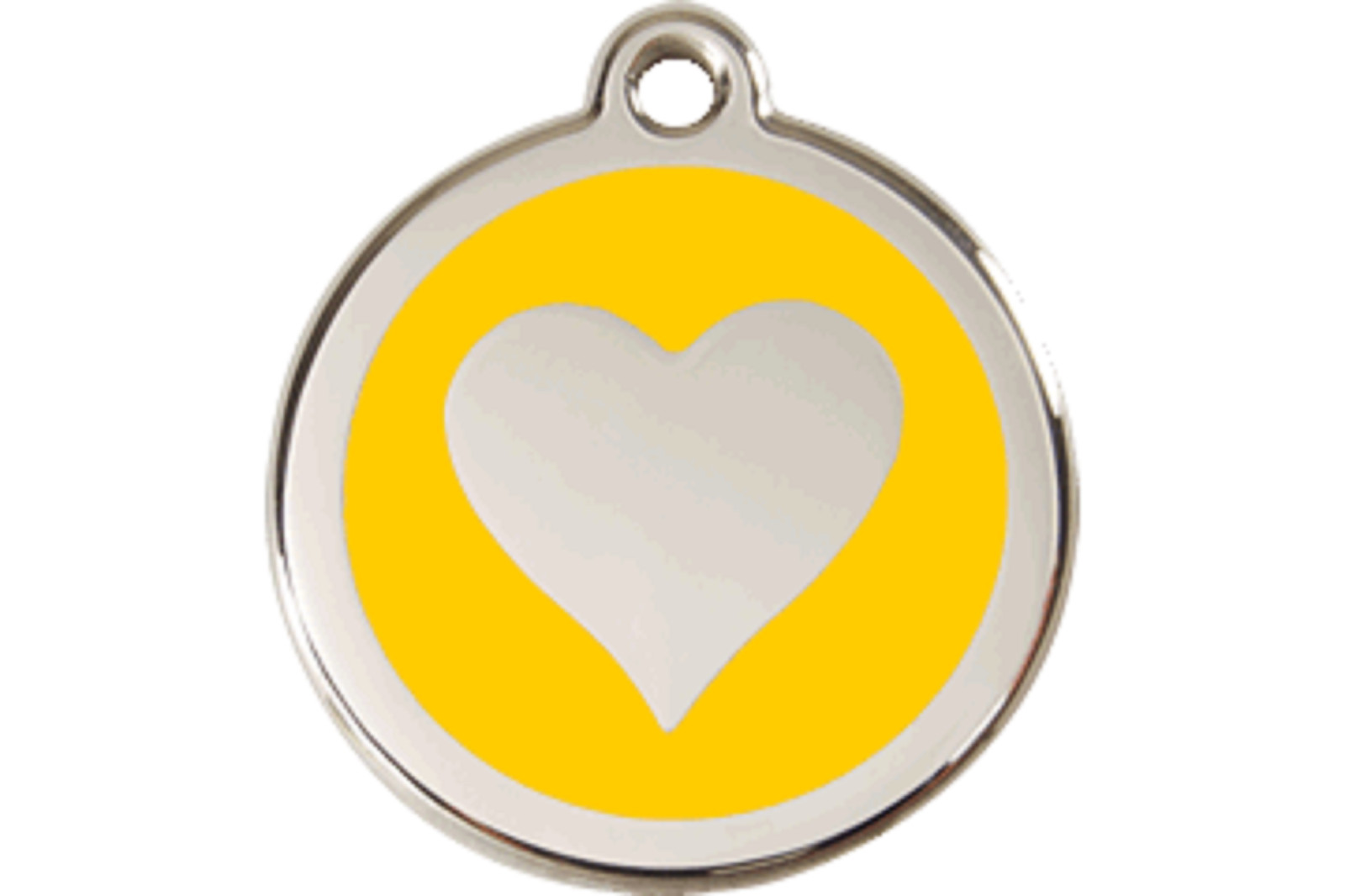 Dog Cat Puppy Pet – Red Dingo – Dog ID Tag Charm – Lifetime Guarantee – Heart