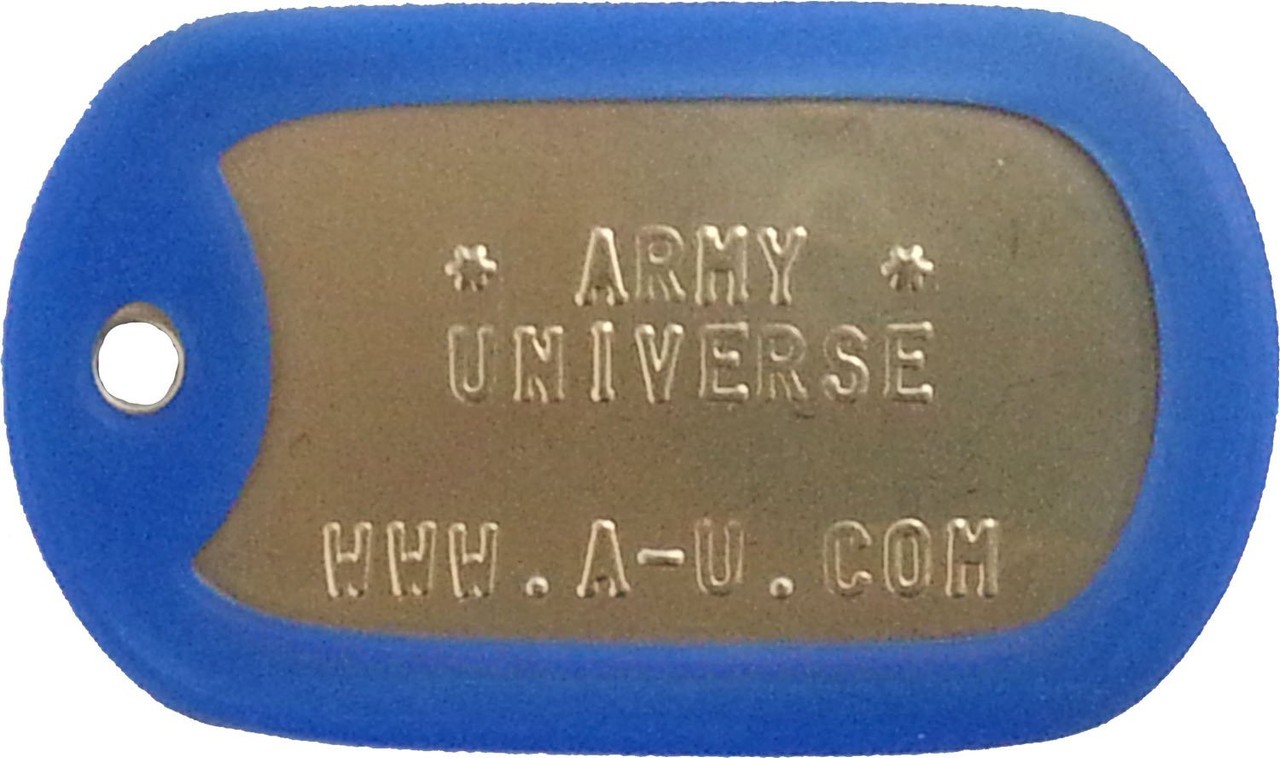 US Military Dog Tag Set ID Matte Metal ID Dog Tags Necklace Complete Set