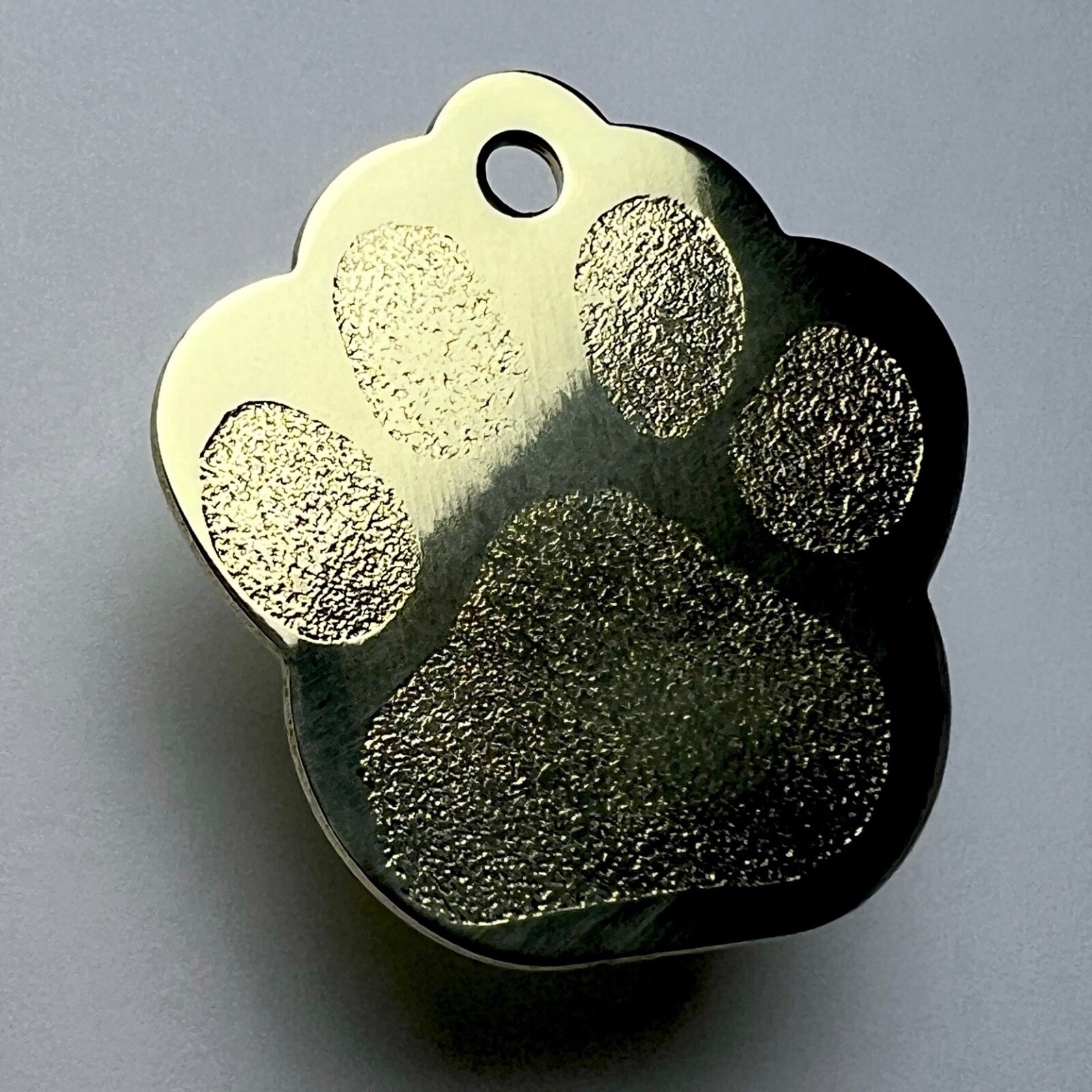 Custom Engraved Dog Tags Personalized Dog Collar Pet Tags Engraved ID BRASS PAW