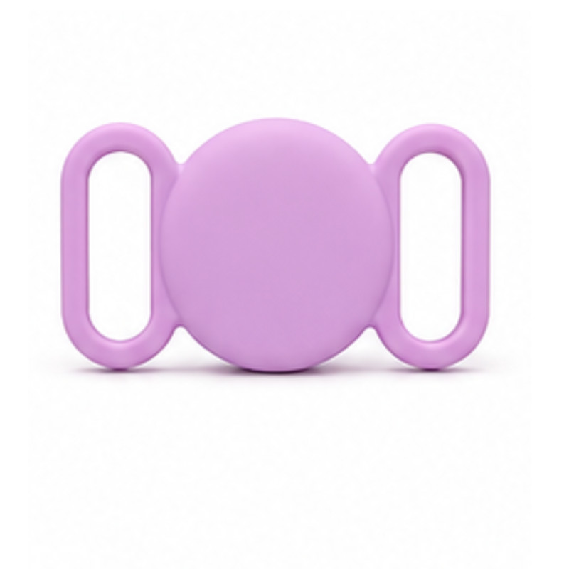 Silent Silicone Slide On Pet Tag Compatible with Apple Air Tag Find My Dog Cat