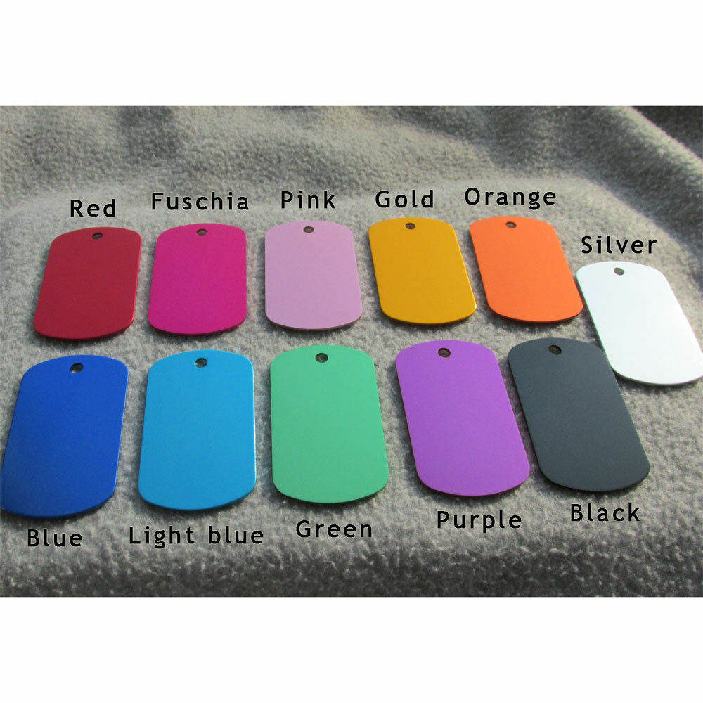 Medical Alert Emergency Service Dog ID Tag Personalized Custom Laser Engraved