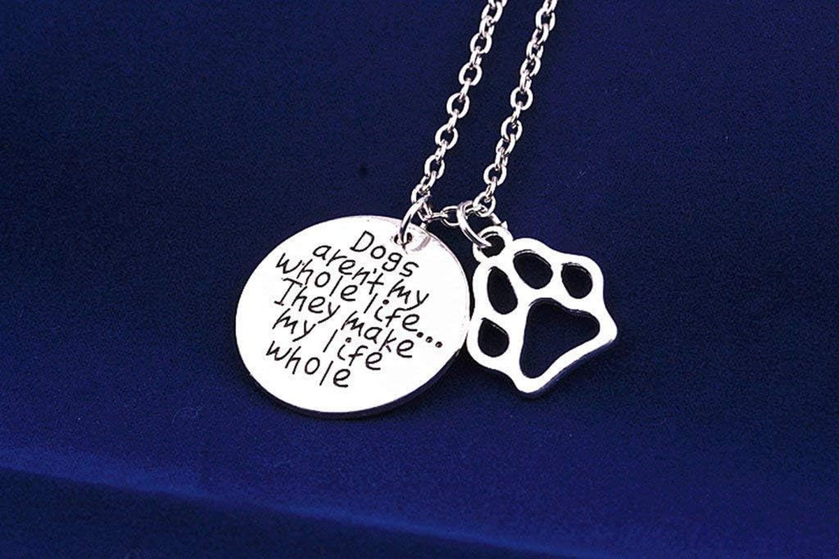 50Pcs Dog Charm,Assorted Dog Bone Paw Print Footprint Pet Charm Pendant for DIY