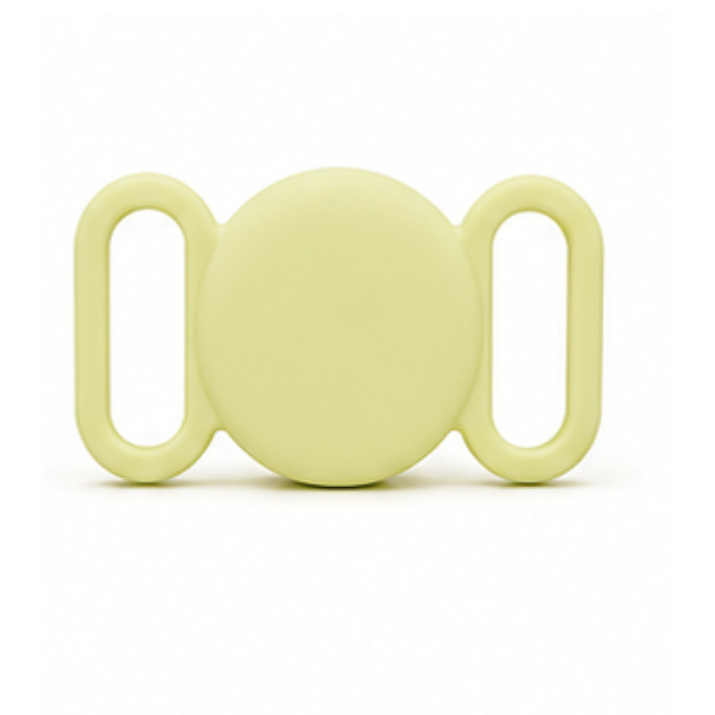Silent Silicone Slide On Pet Tag Compatible with Apple Air Tag Find My Dog Cat