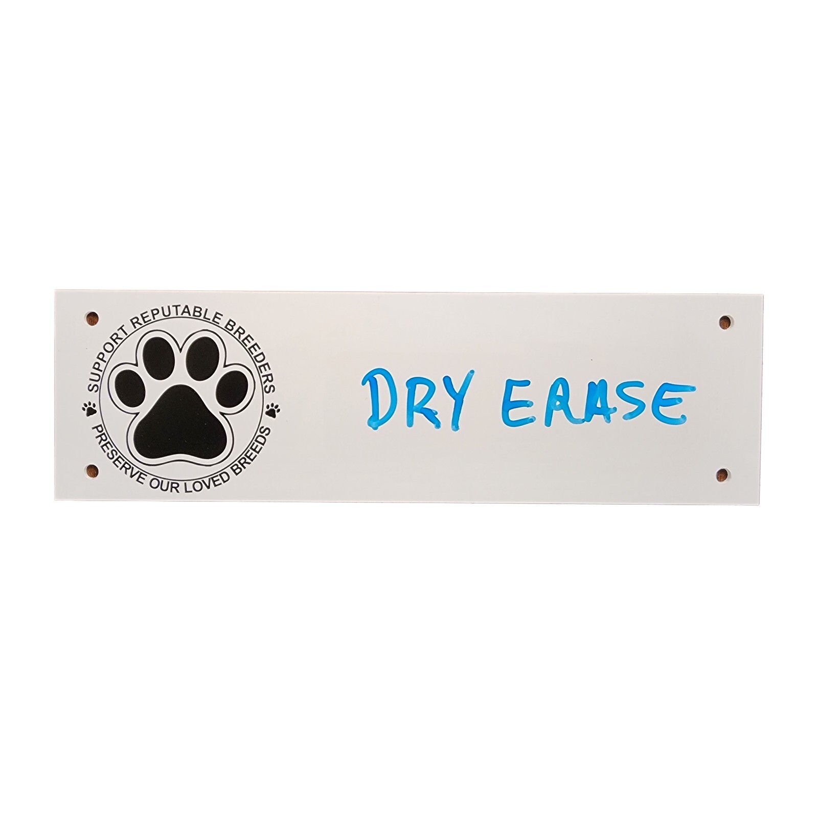 3 inch x 10 inch Dry Erase Crate Tag – 4 Design Choices