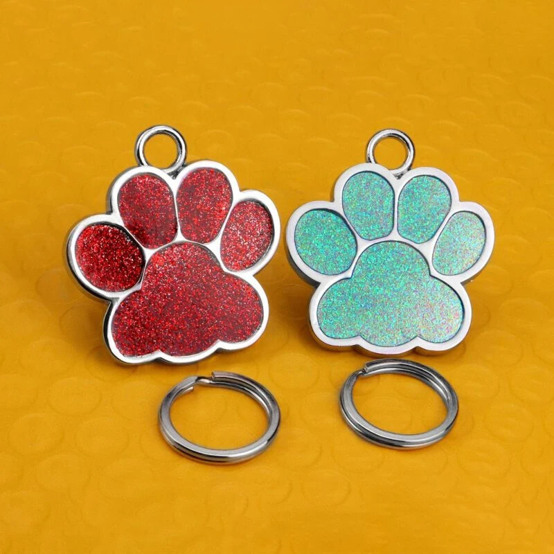 Engraving Pet Name Customized Dog ID Tag Collar Accessories Nameplate Pendant