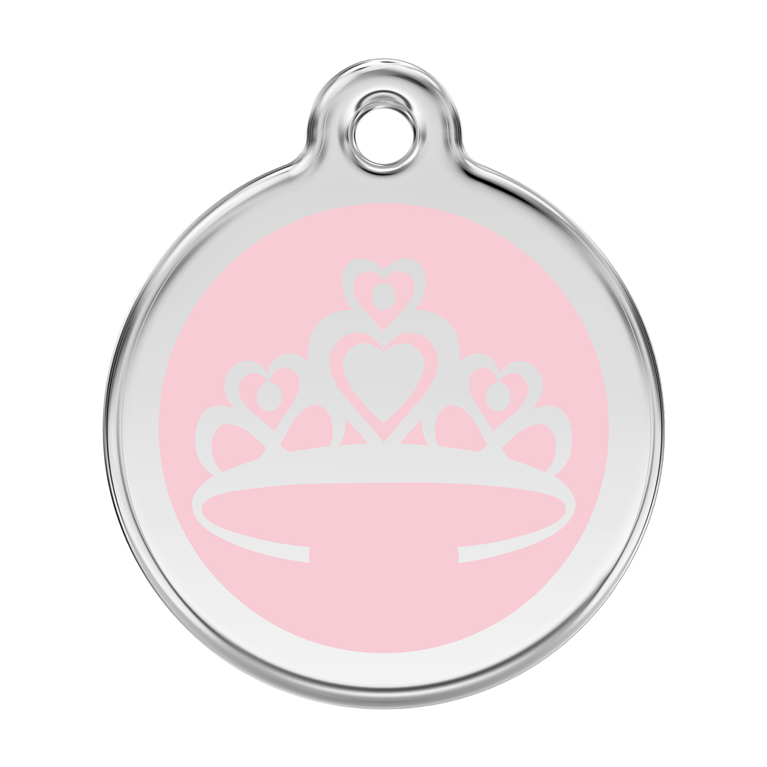 Red Dingo Dog Cat ID Pet Tag Engraved Free Shipping Crown – 11 Colors-Life Guar