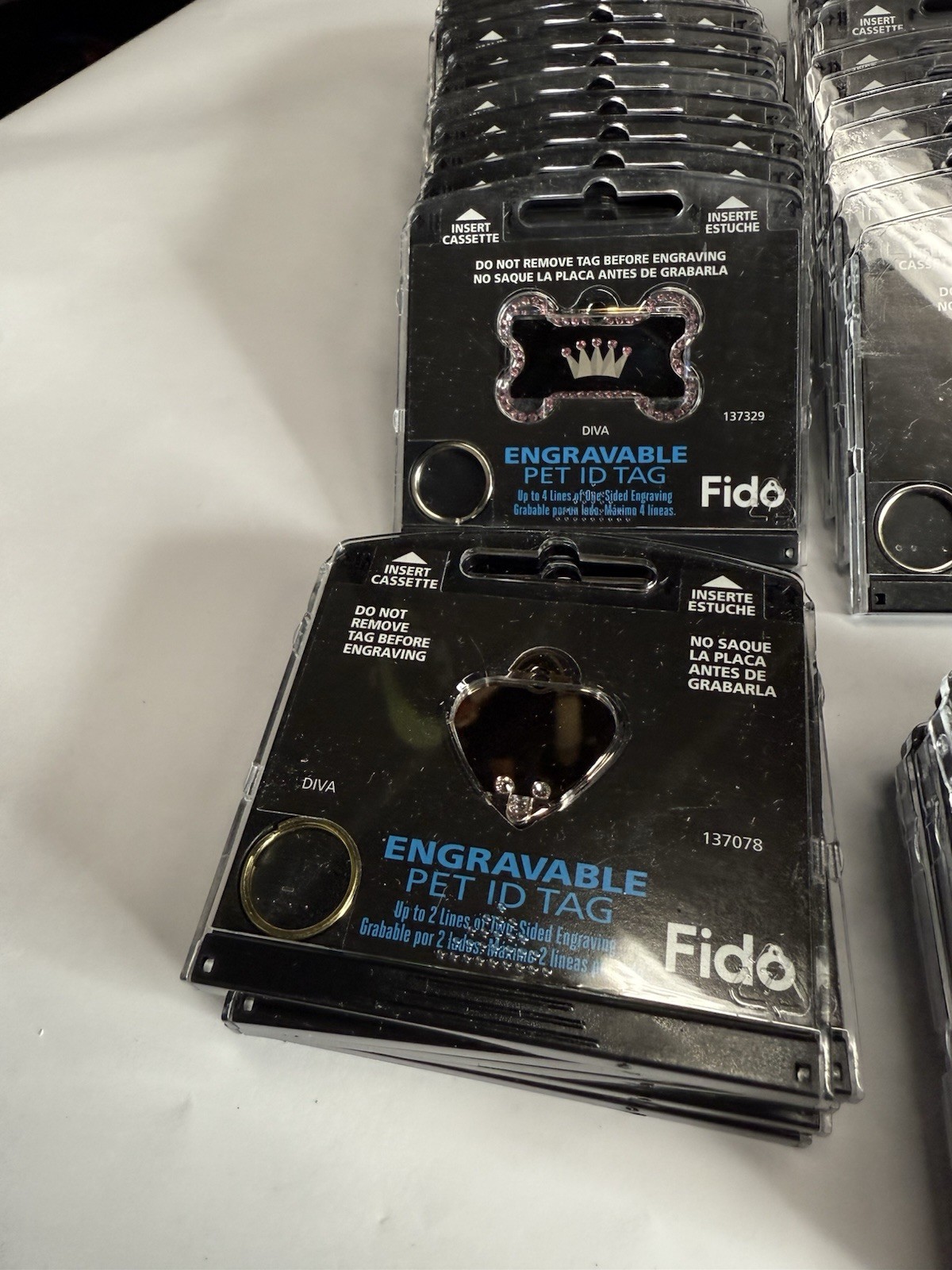 Lot Of 85 FIDO Engravable Pet ID Tags – Dog – Cat – Animal – Free Shipping!