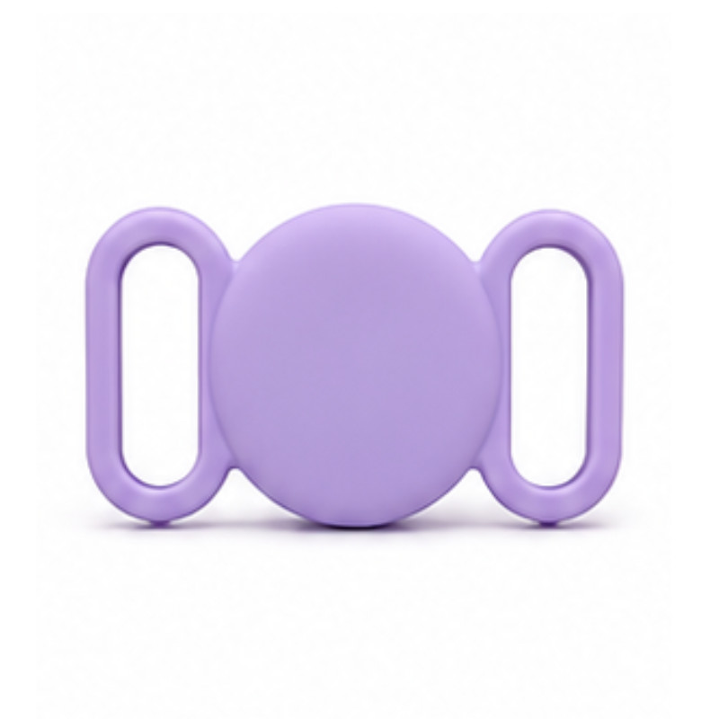 Silent Silicone Slide On Pet Tag Compatible with Apple Air Tag Find My Dog Cat