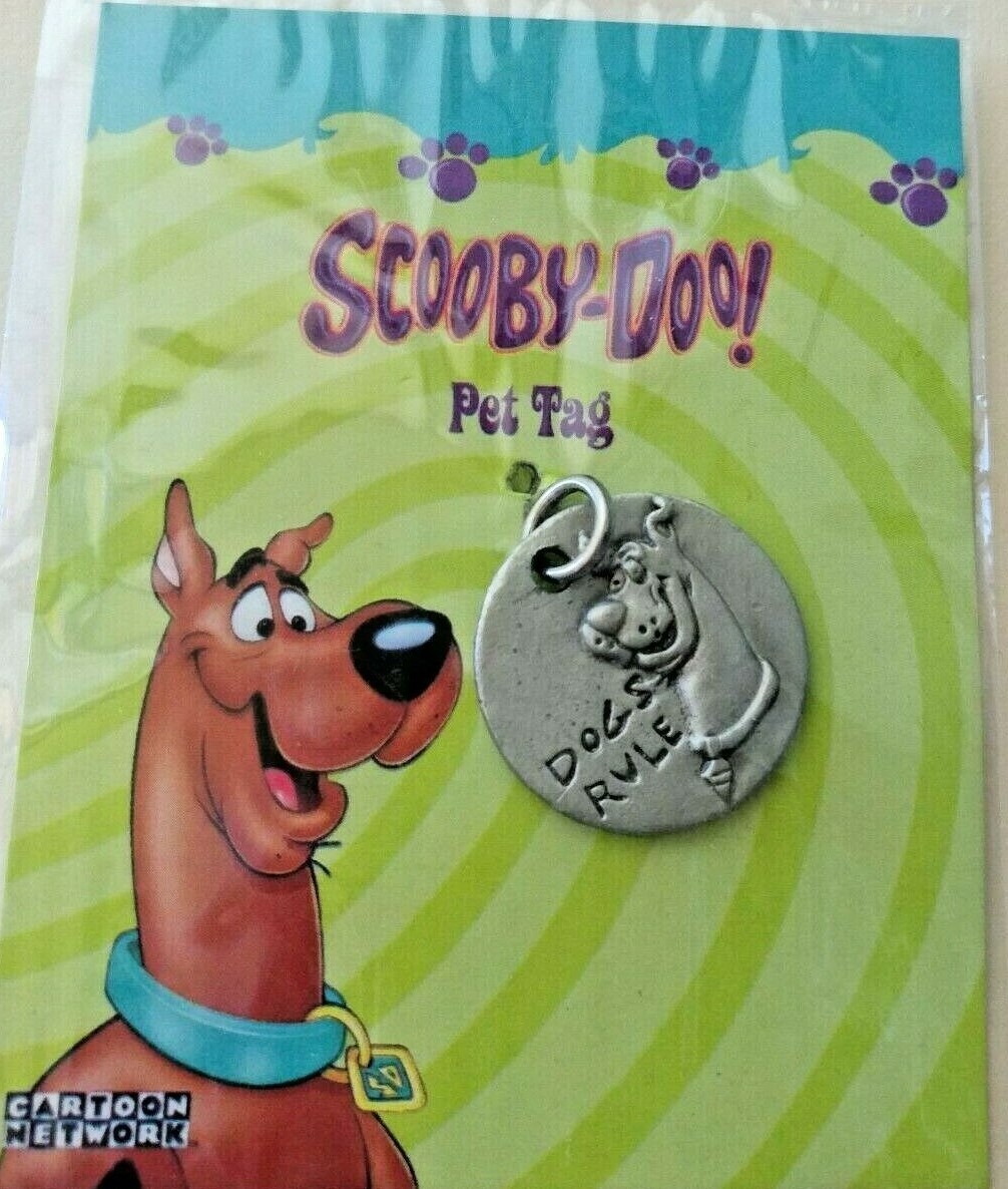 Scooby Doo Dog Charm for you or your dog’s collar says “Dogs Rule” NEW freeship