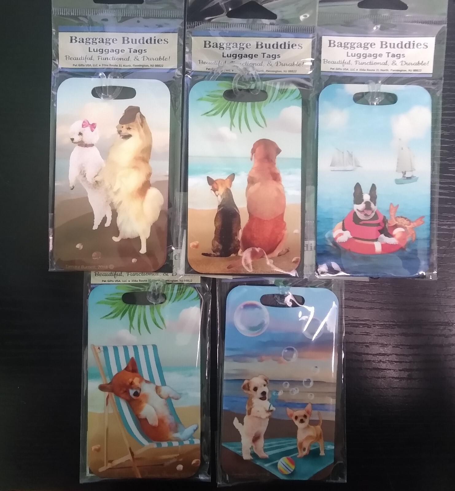 Dog Breed Luggage Tag Crate Id Tag Aluminum With Acrylic Hang Tag Cats too