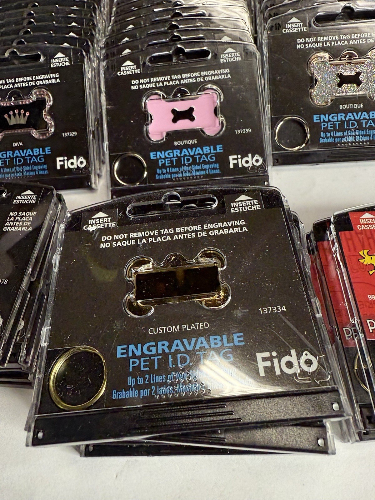 Lot Of 85 FIDO Engravable Pet ID Tags – Dog – Cat – Animal – Free Shipping!