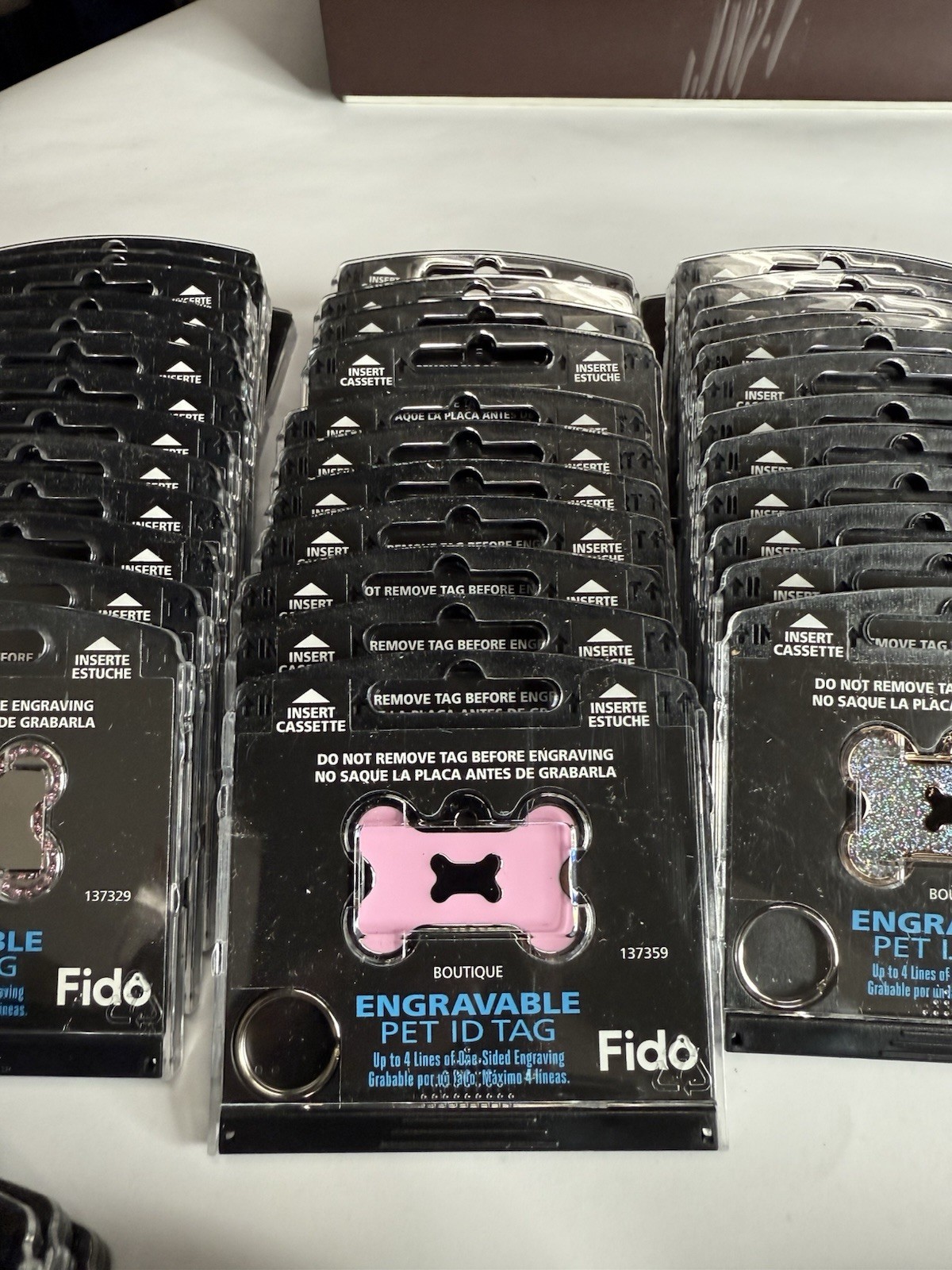 Lot Of 85 FIDO Engravable Pet ID Tags – Dog – Cat – Animal – Free Shipping!