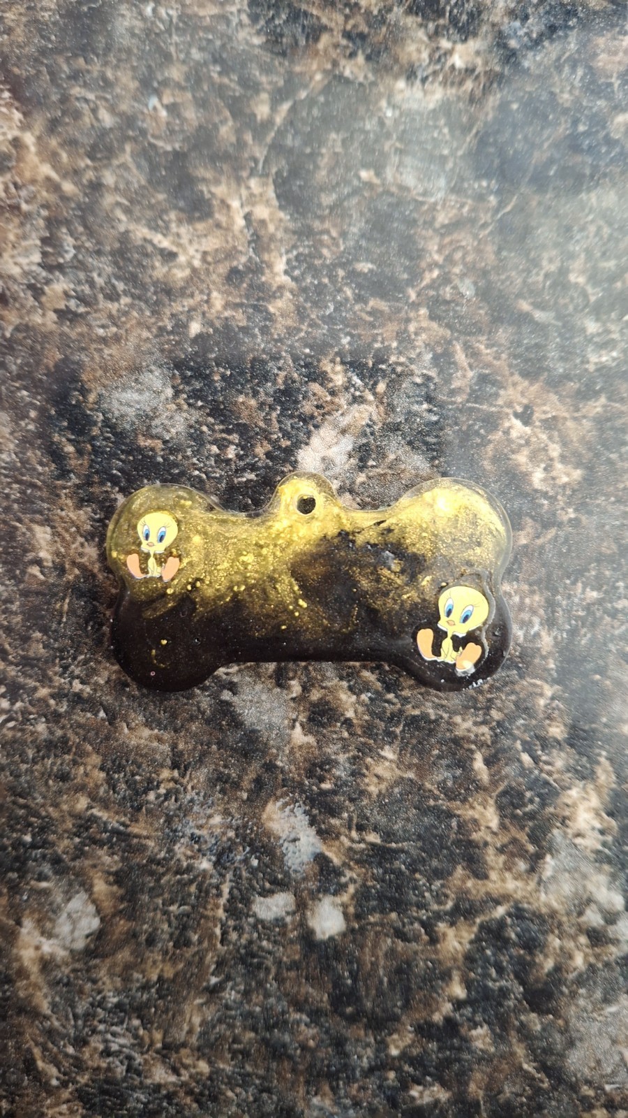 Resin Tag Dog Tweety